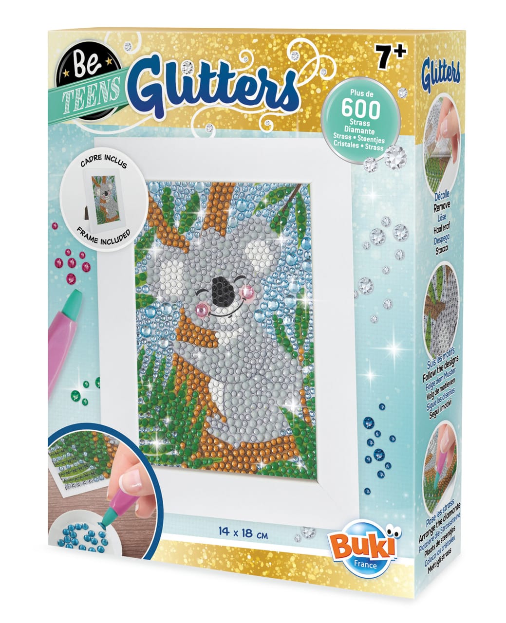 Jocuri creative - Glitters - Koala, BUKI France, 6-7 ani +