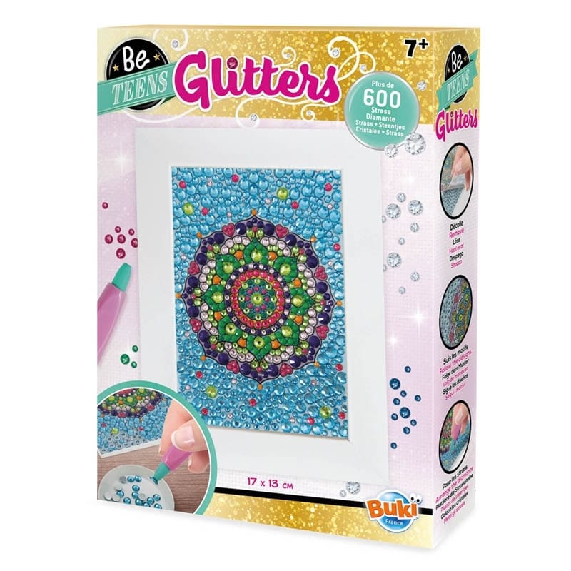 Vârsta - Glitters - Mandala, BUKI France, 6-7 ani +
