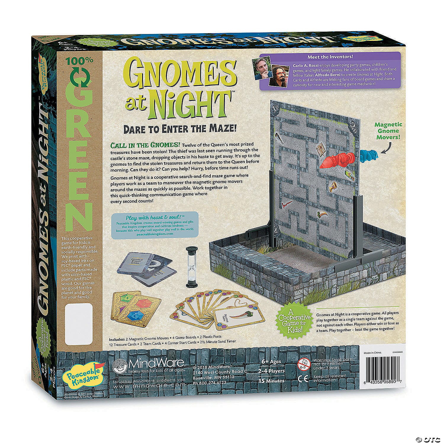 Joc de cooperare si strategie- Gnomes at Night, Peaceable Kingdom, + 6 ani [2]