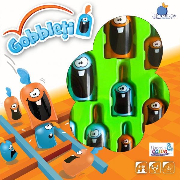 GOBBLET GOBBLERS PLASTIC, Blue Orange, 4-5 ani + [1]