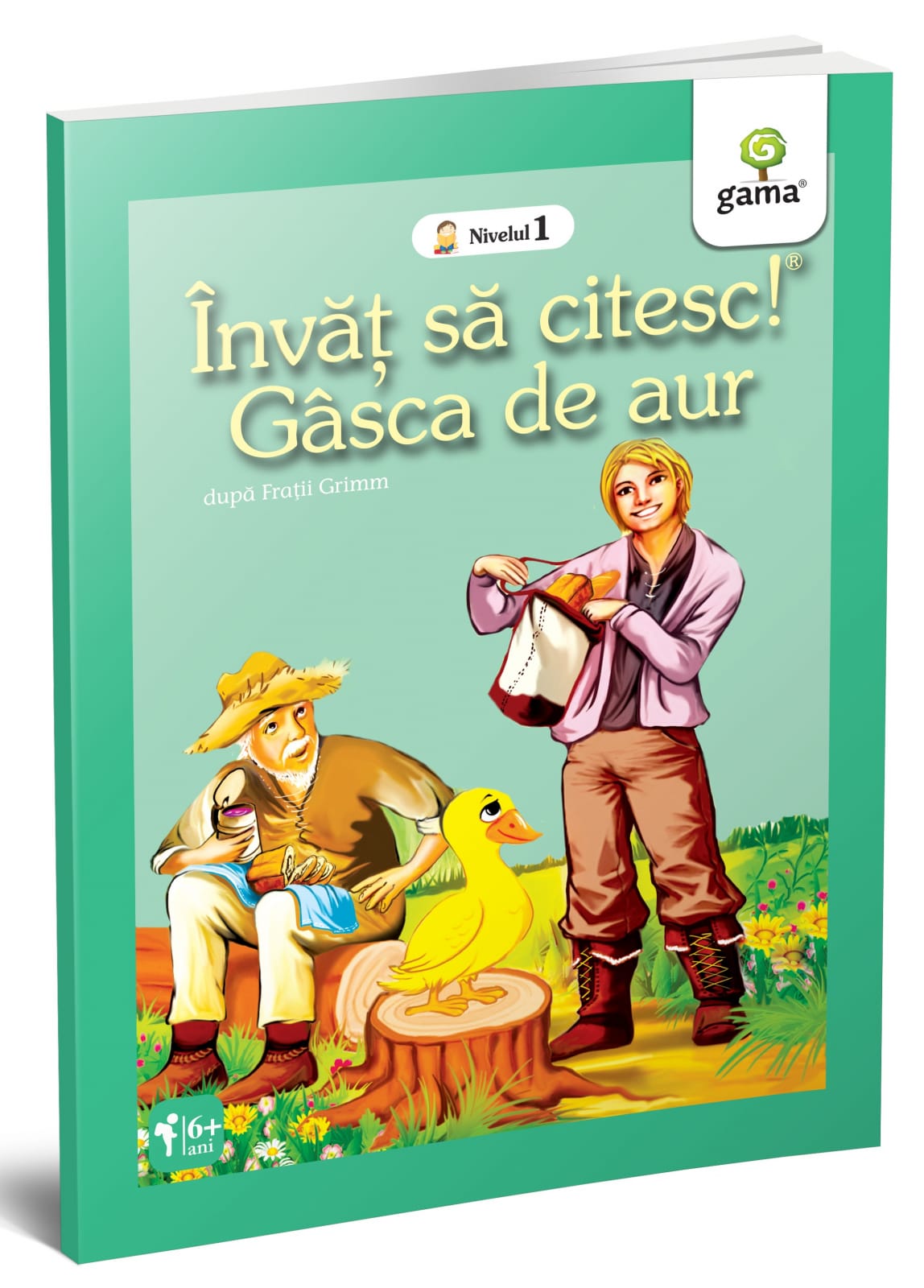 Invat sa citesc, Gâsca de aur, Editura Gama, +5 ani [1]