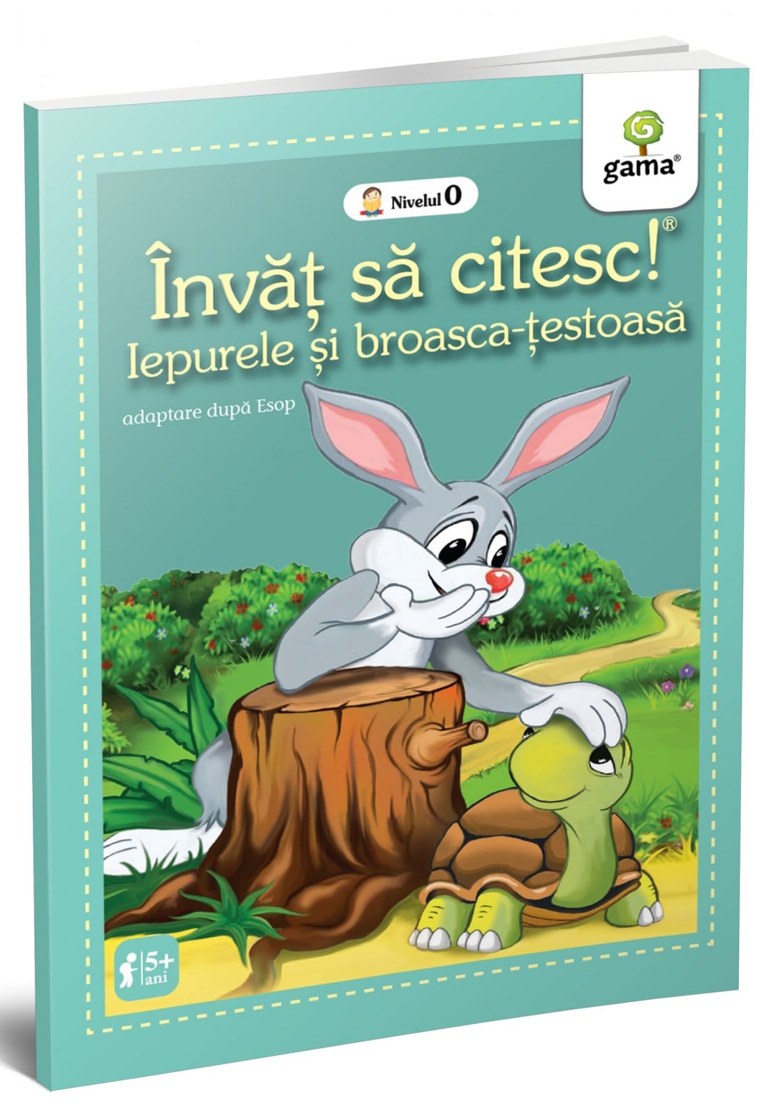 Invat sa citesc, Iepurele și broasca-țestoasă, Editura Gama, +5 ani [1]