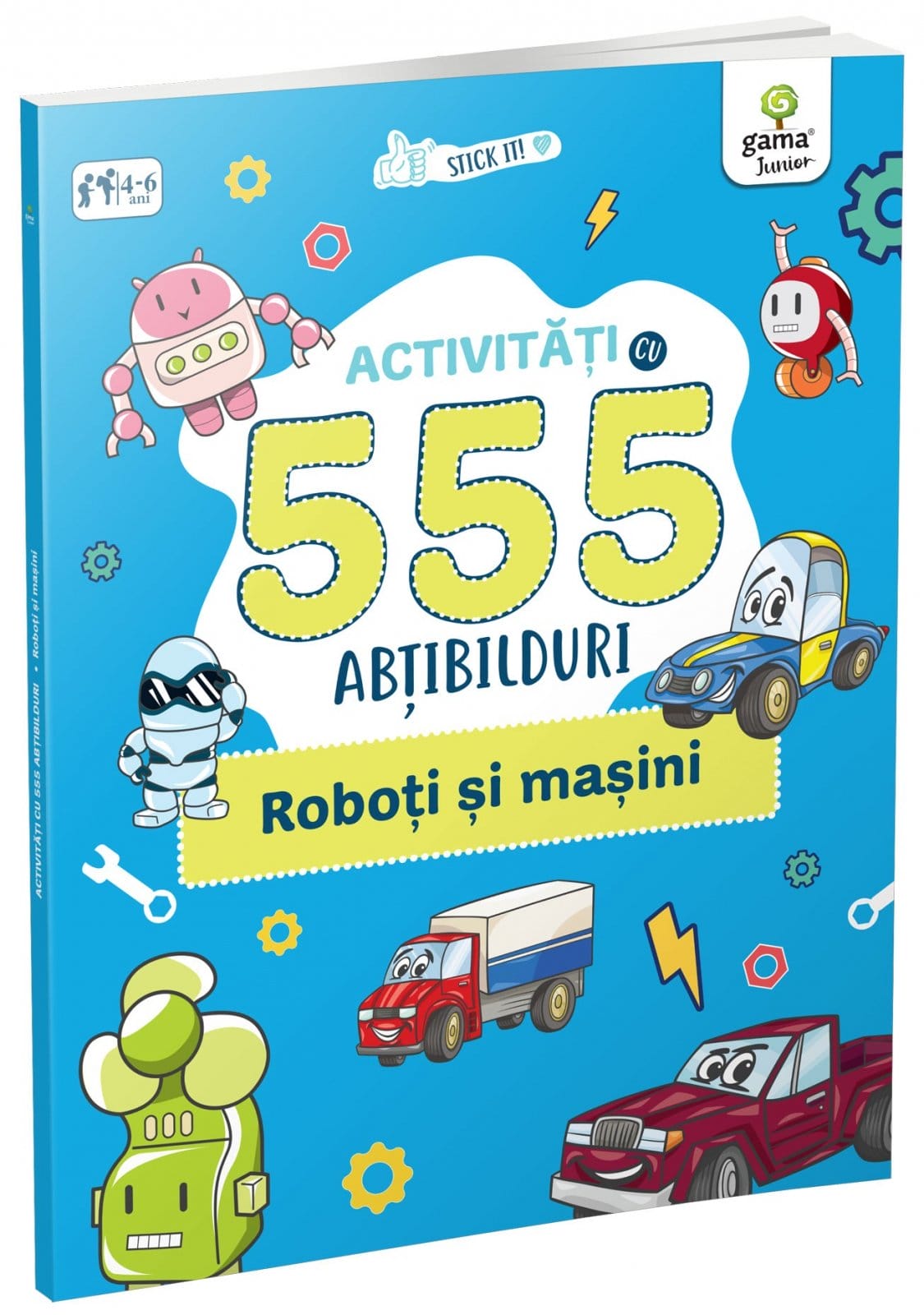 Vârsta - Roboti si masini, Editura Gama, 4-5 ani +