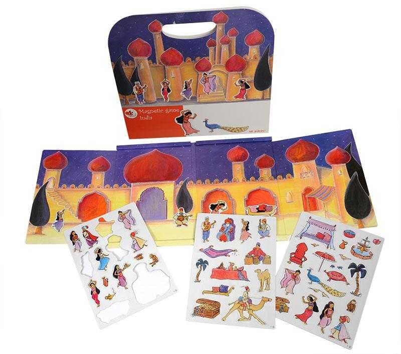 India, set magnetic, Egmont toys, 2-3 ani + [1]