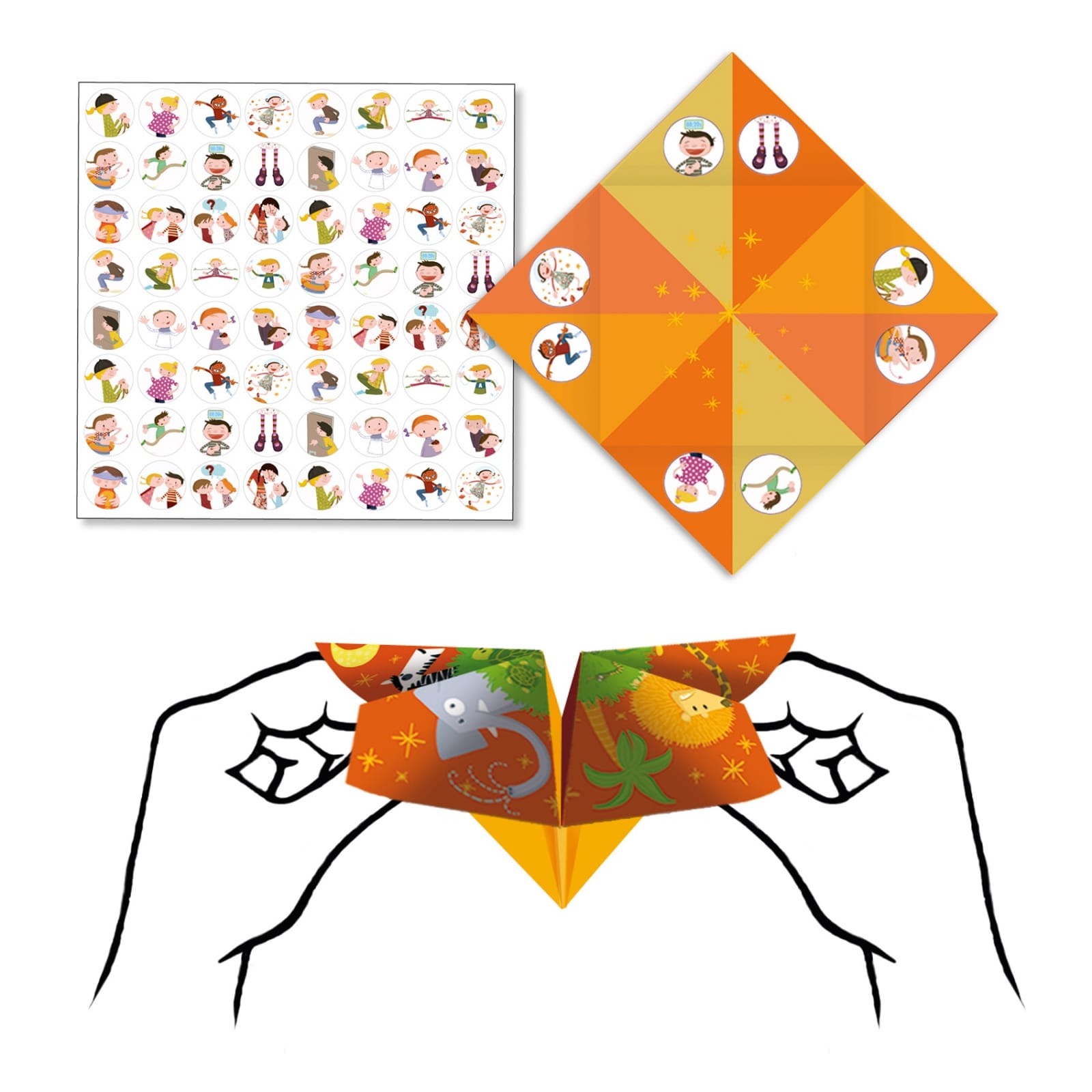 Initiere origami Djeco, 2-3 ani + [2]