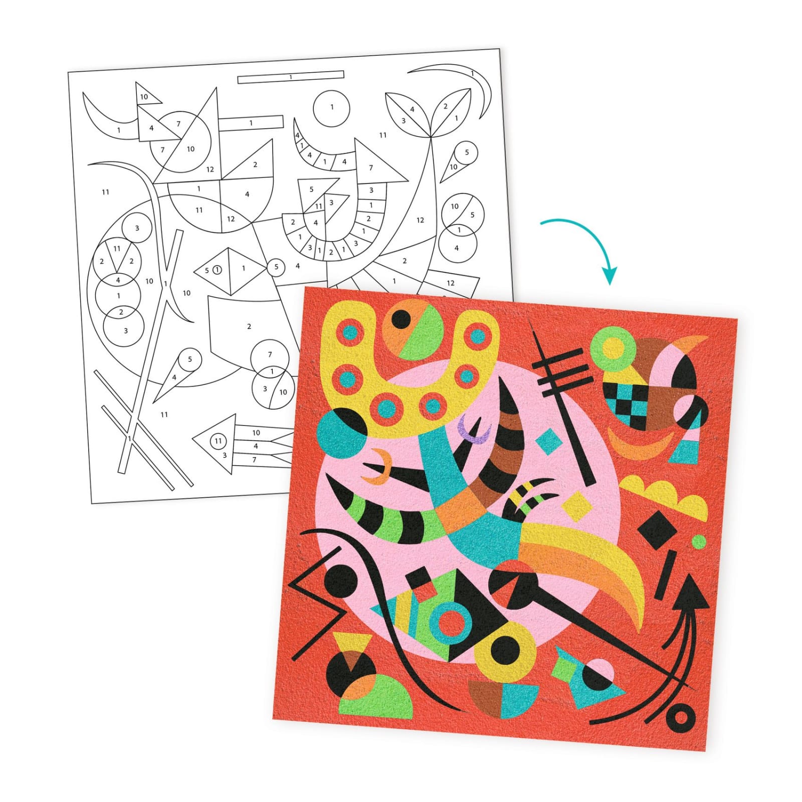 Inspired by Kandinsky, Djeco, 6-7 ani + [4]
