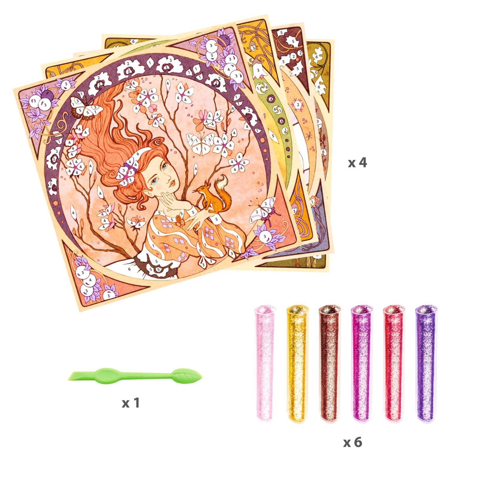 Inspired by Mucha, Djeco, 6-7 ani + [3]