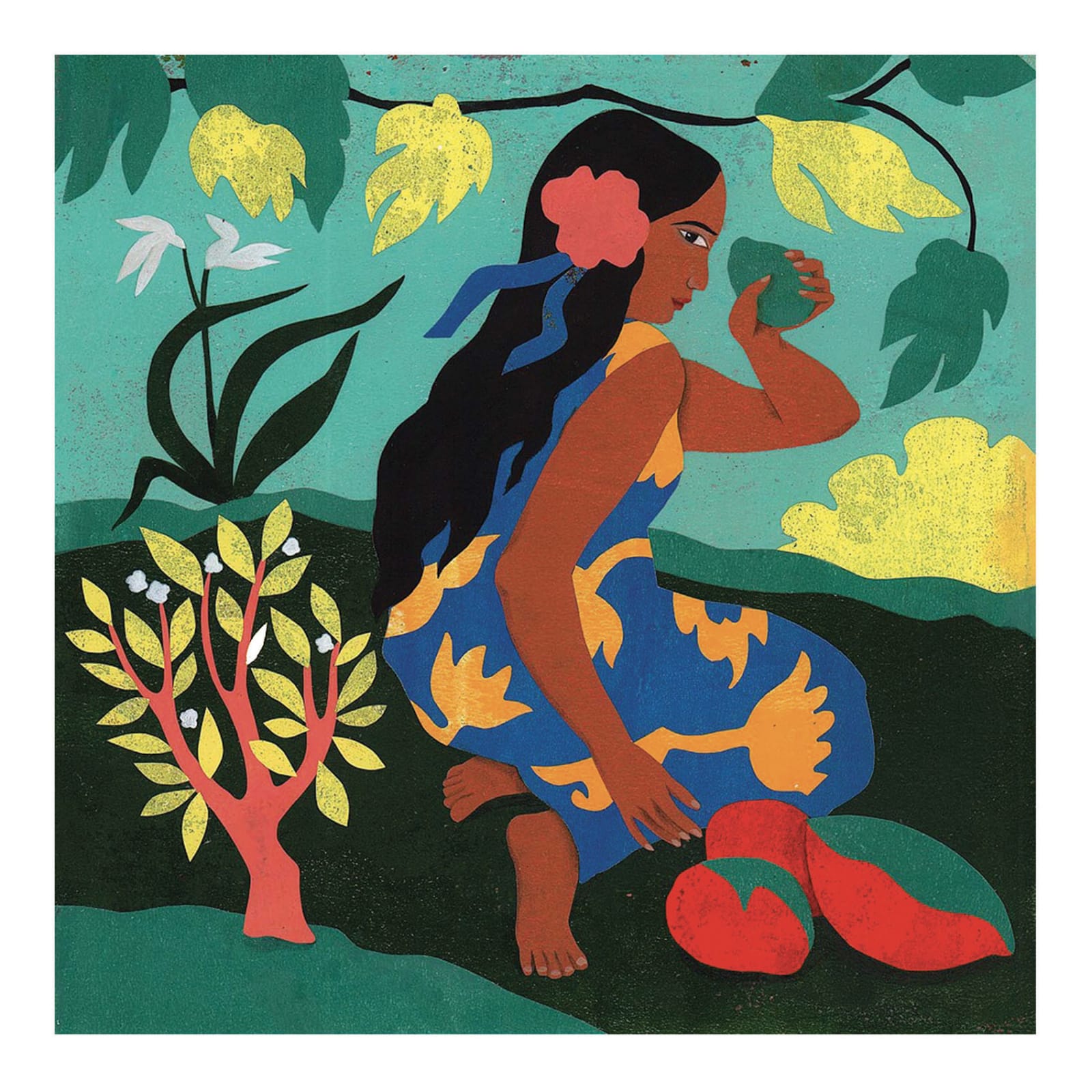 Inspired by Paul Gauguin, pictura Polynesia, Djeco, 6-7 ani + [5]
