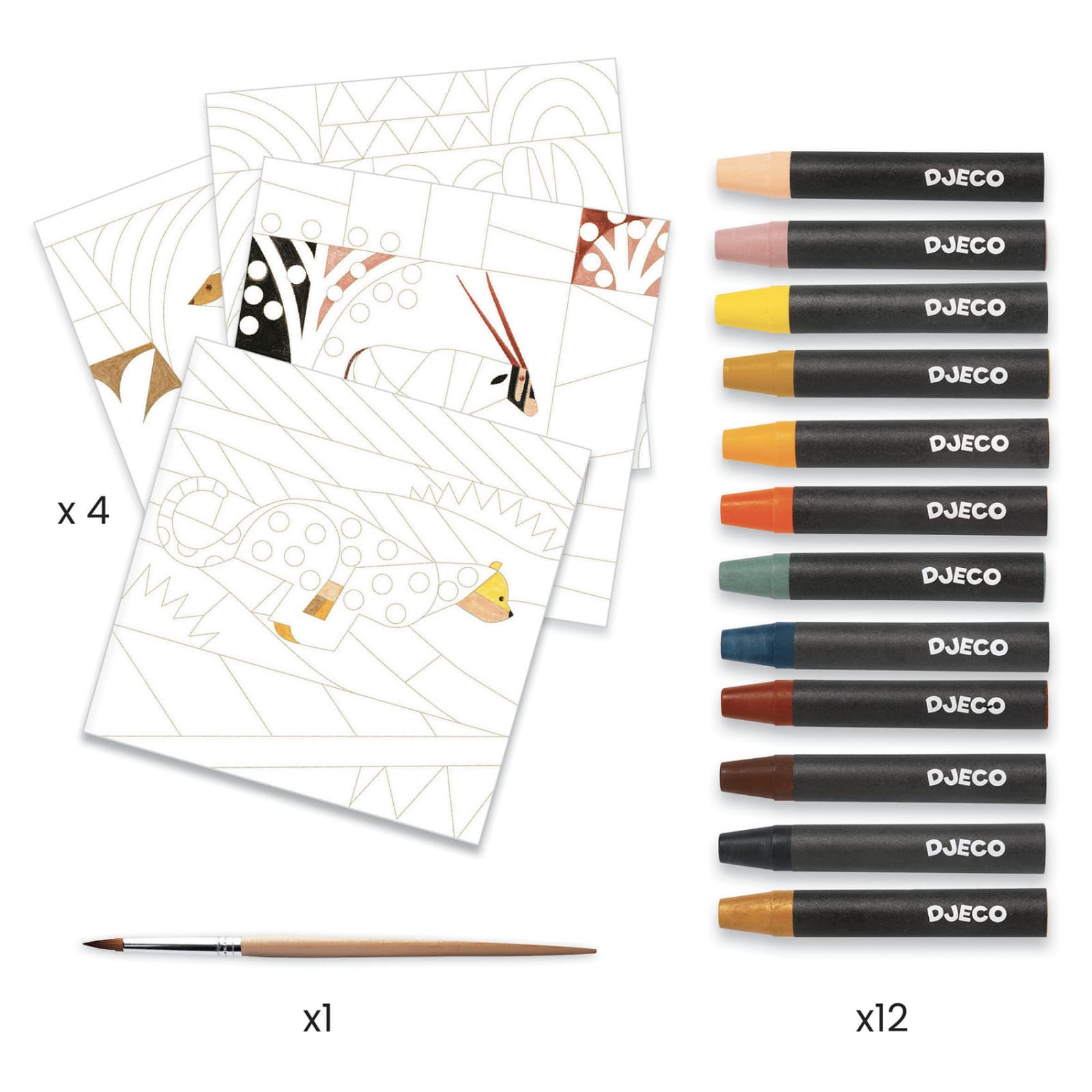 Inspired by Paul Klee, pictura In desert, Djeco, 6-7 ani + [3]