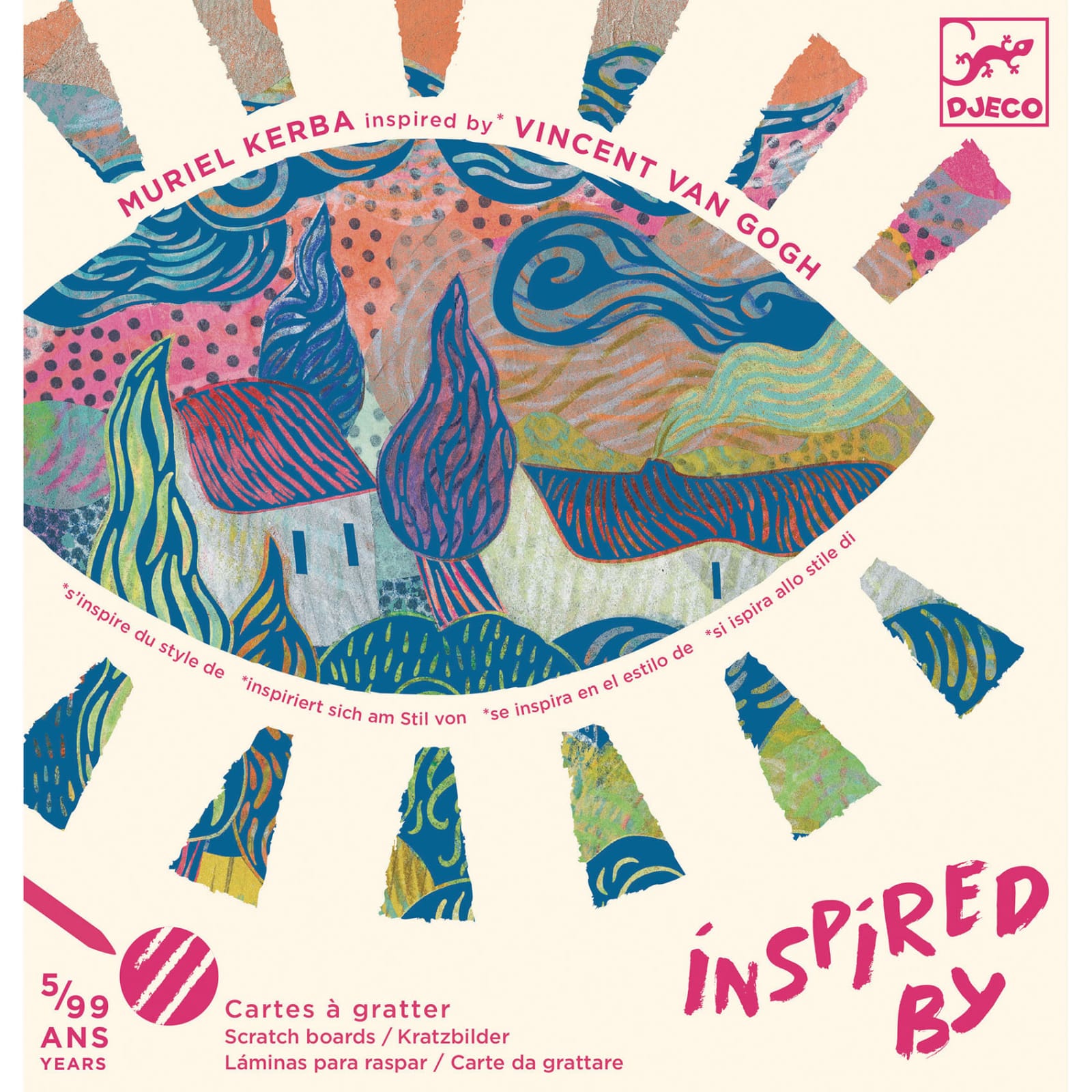 Inspired by Van Gogh, razuit Spre Sud, Djeco, 4-5 ani + [1]