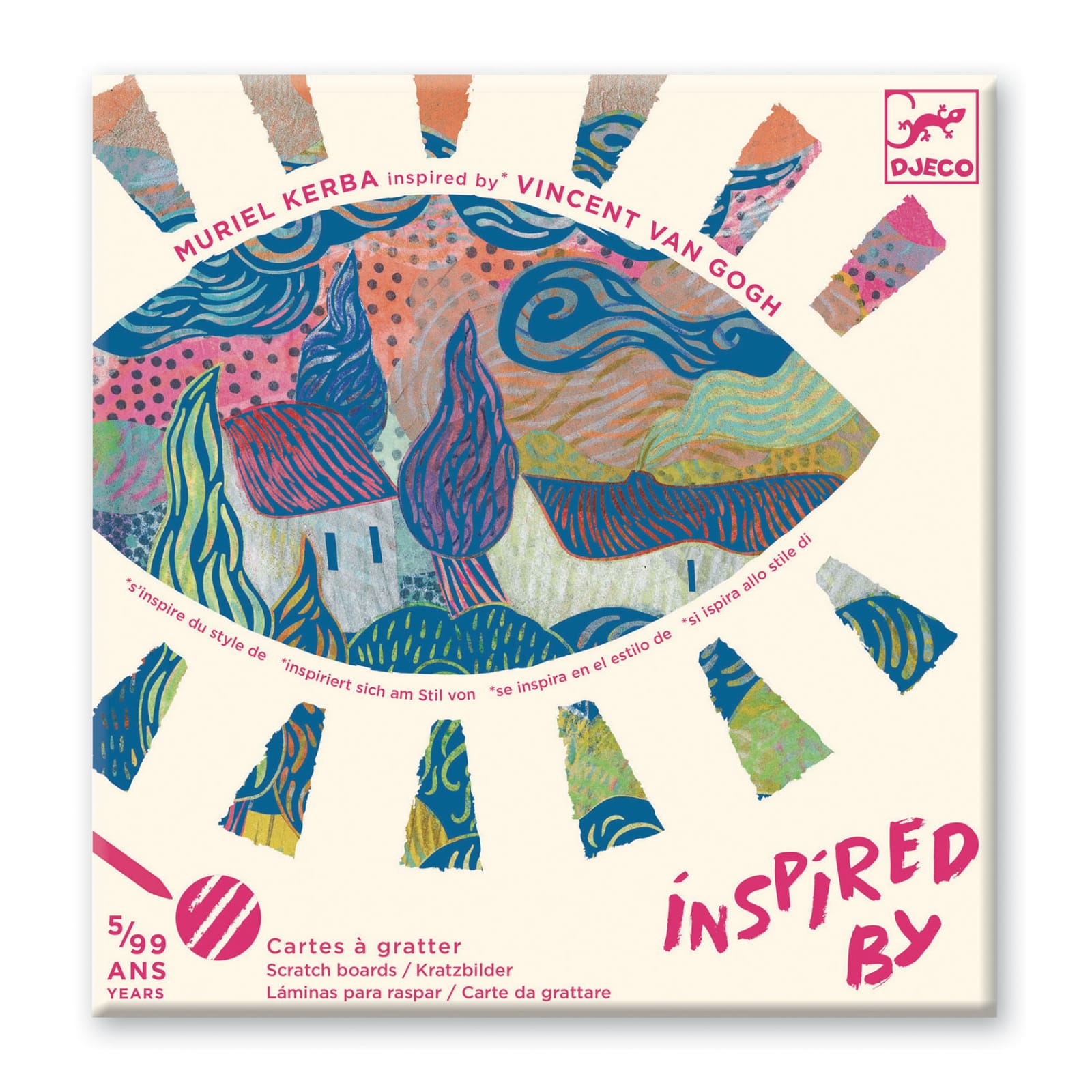 Inspired by Van Gogh, razuit Spre Sud, Djeco, 4-5 ani + [2]