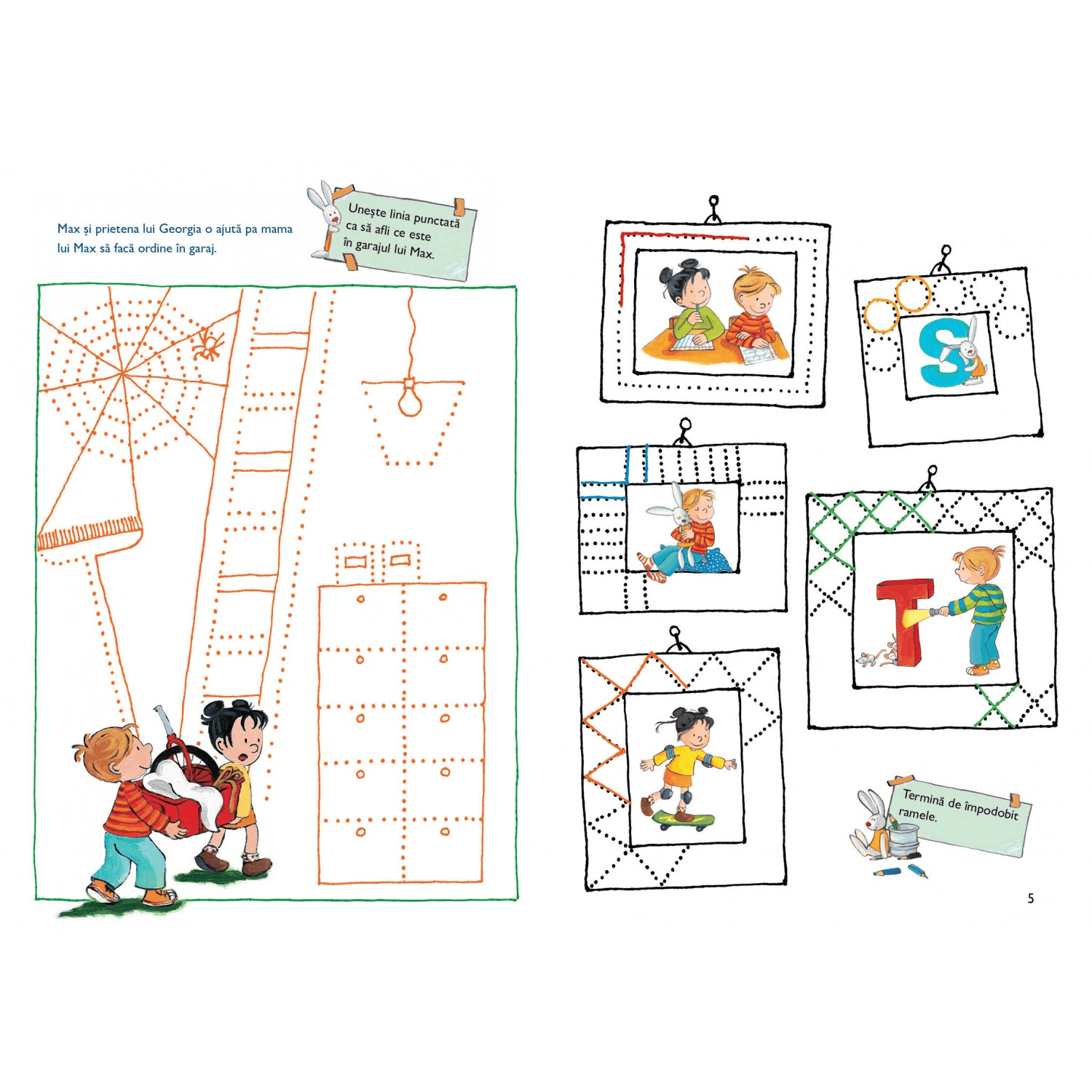 Invata cu Max - Incep sa scriu - caiet grupa mare, DPH, 4-5 ani + [3]