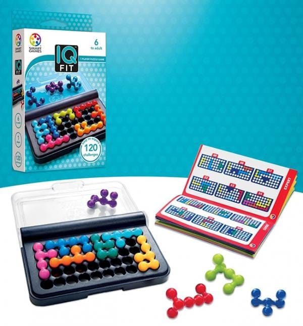 Smart Games - IQ Fit, joc de logica cu 120 de provocari, 6+ ani [2]