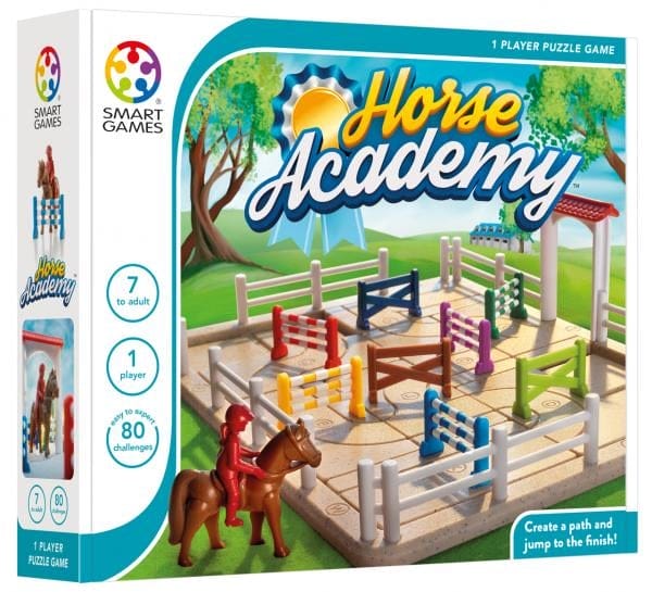 Smart Games - Horse Academy, joc de logica cu 80 de provocari, 7+ ani [1]