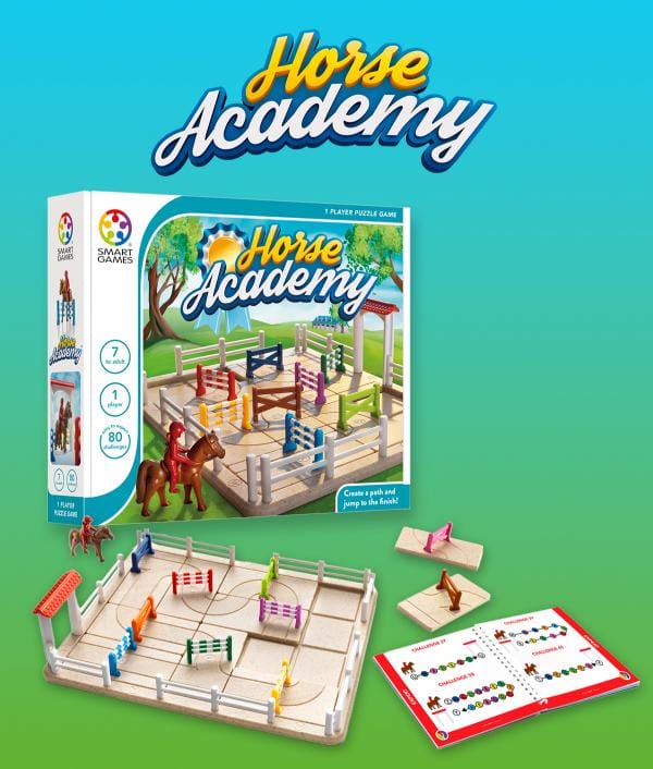 Smart Games - Horse Academy, joc de logica cu 80 de provocari, 7+ ani [3]