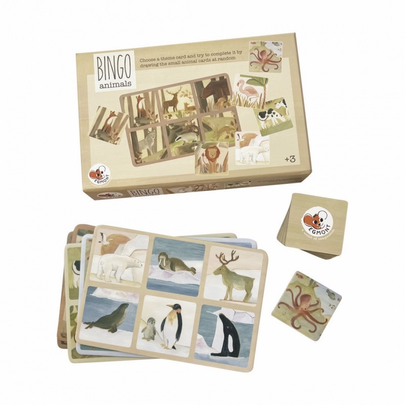 Vârsta - Joc bingo animale, Egmont Toys, 3 ani+