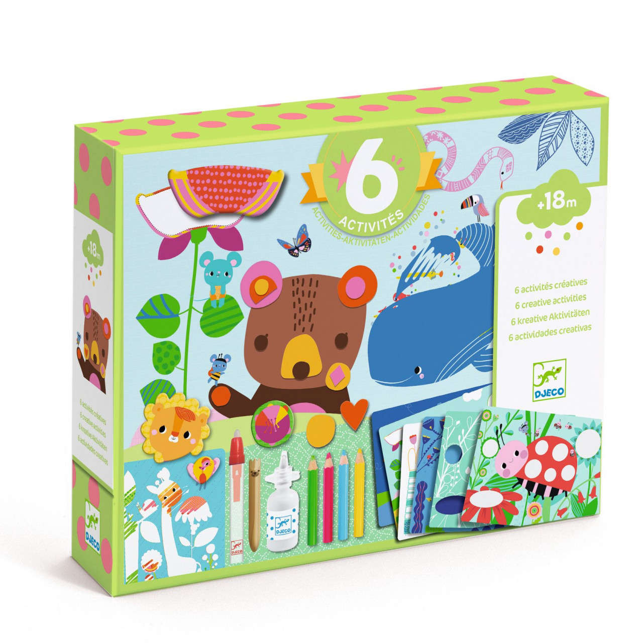 Joc creativ 6 activitati, Djeco, 18 luni+ [1]