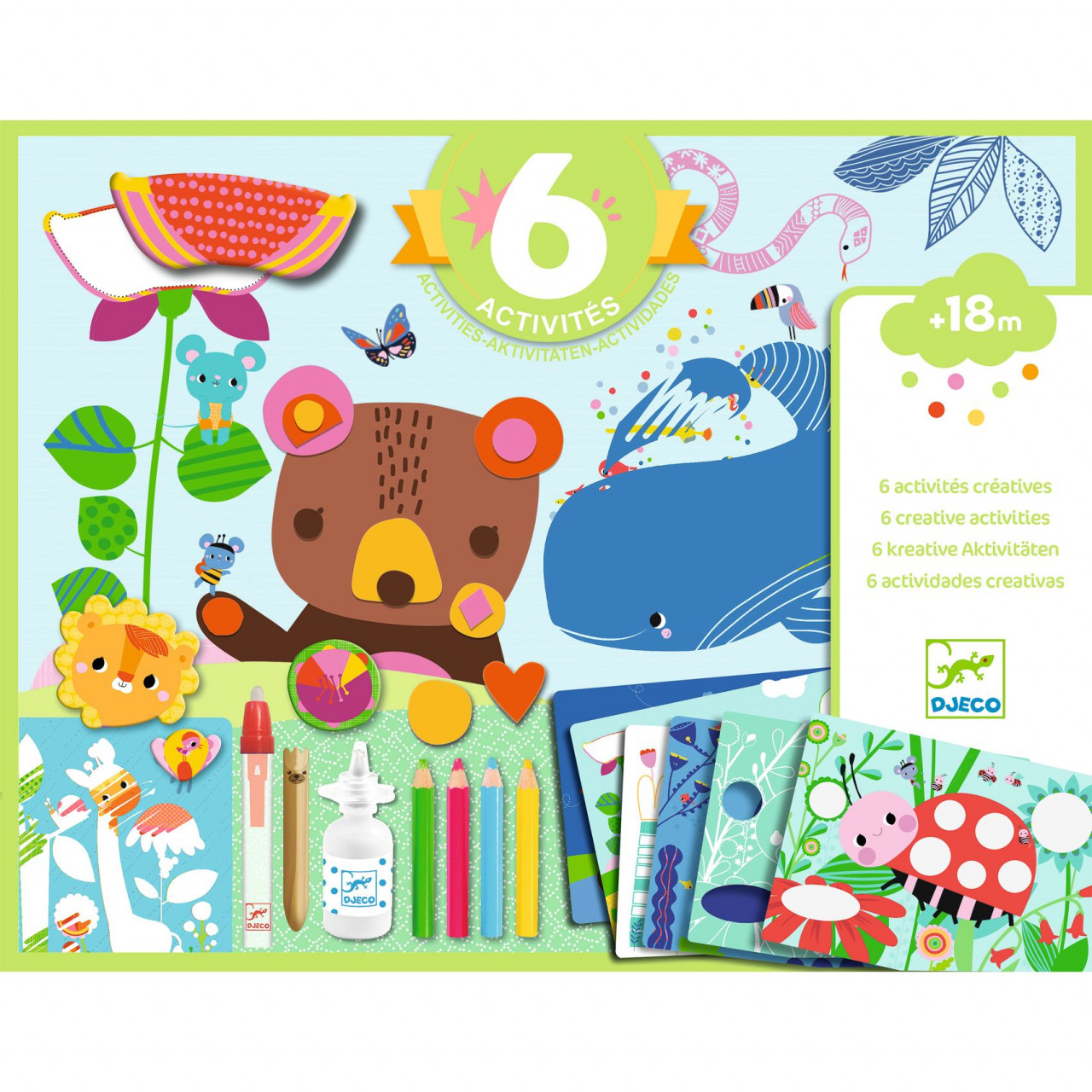 Joc creativ 6 activitati, Djeco, 18 luni+ [2]
