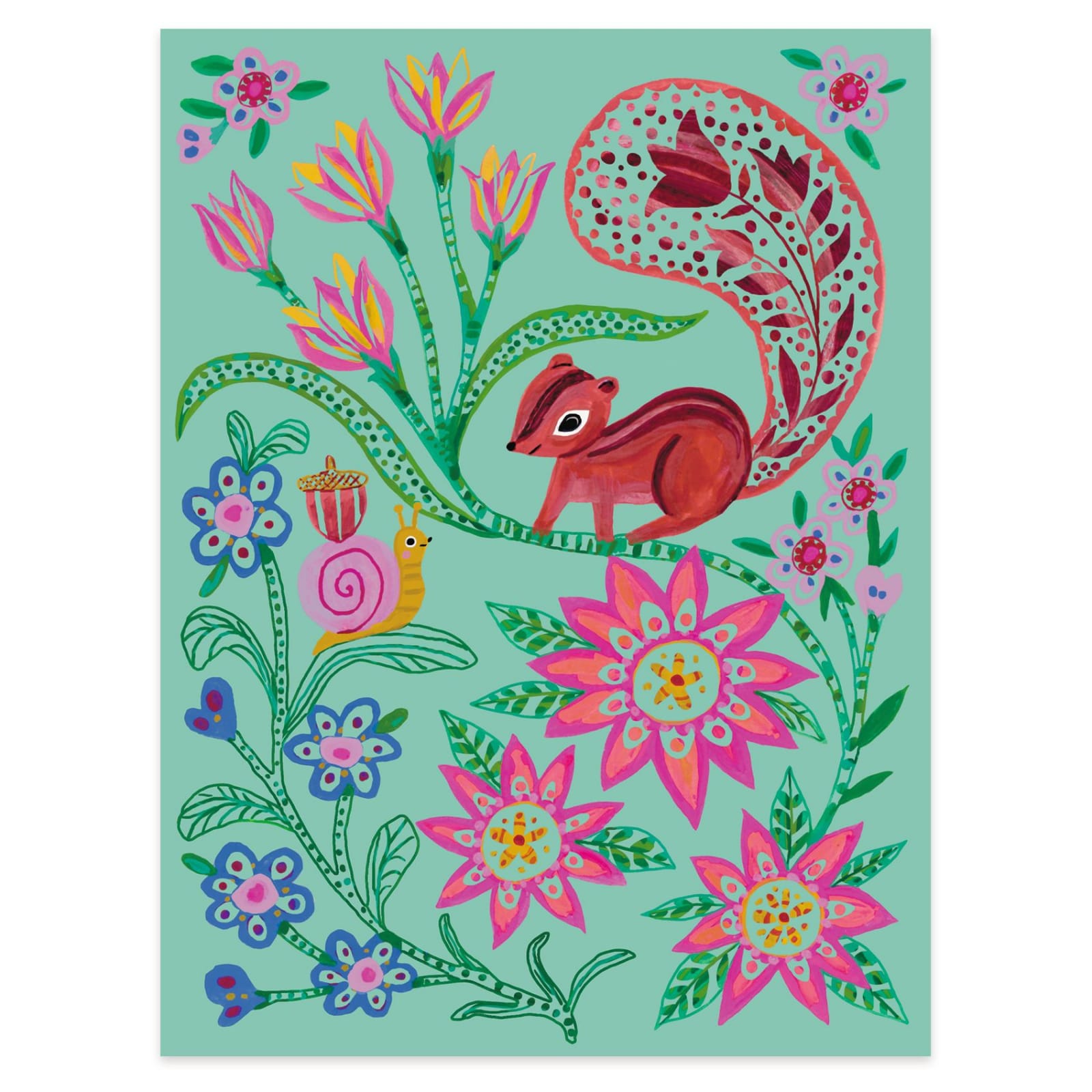Joc creativ de razuit Animale din gradina, Djeco, 6-7 ani + [4]