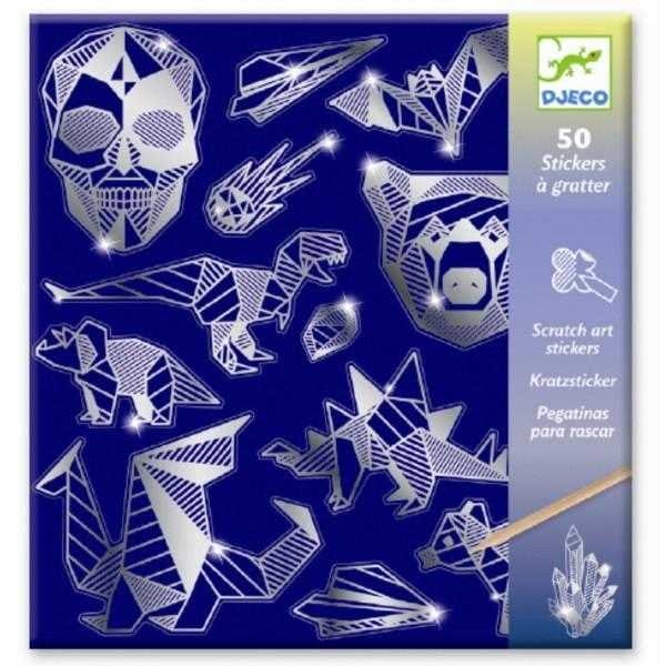 Vârsta - Joc creativ de razuit planse metalice, Djeco, 6-7 ani +
