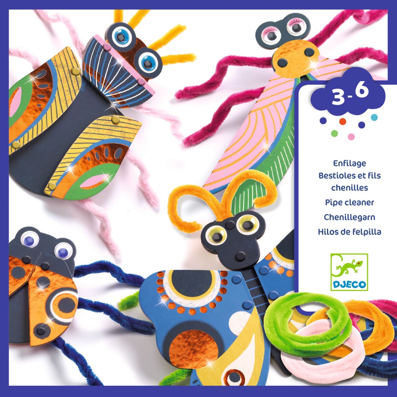 Joc creativ Insecte, Djeco, 3 - 6 ani [2]