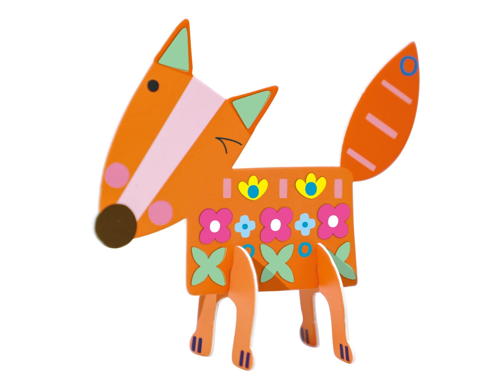 Joc creativ Stick N Play cu scene 3D si stickere repozitionabile - Gradina Secreta, + 3 ani [7]