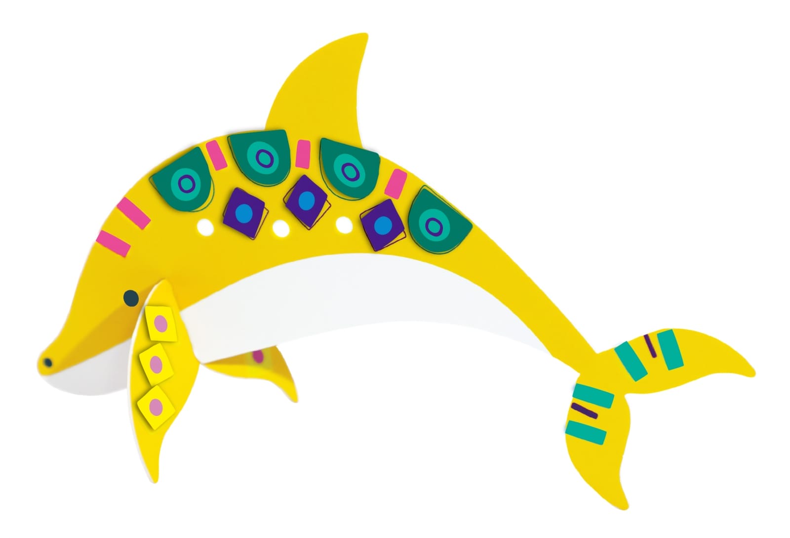 Joc creativ Stick N Play cu scene 3D si stickere repozitionabile - Animale polare si marine, + 3 ani [3]