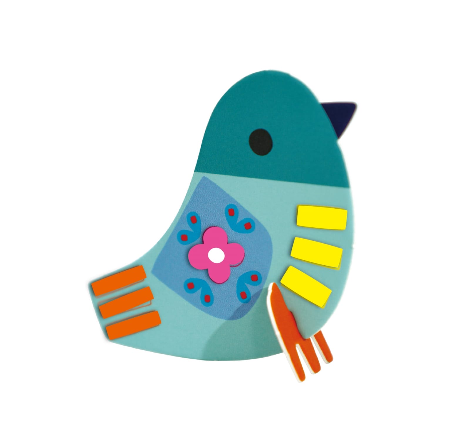 Joc creativ Stick N Play cu scene 3D si stickere repozitionabile - Gradina Secreta, + 3 ani [5]