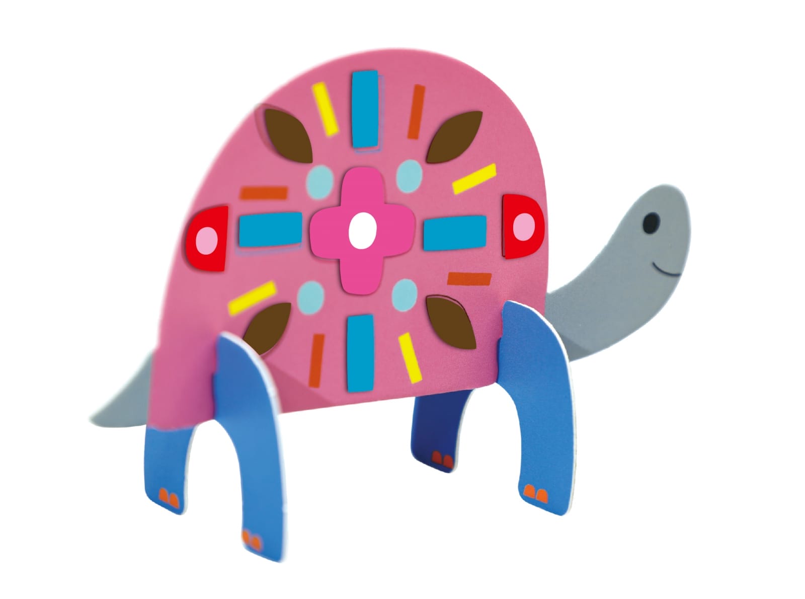 Joc creativ Stick N Play cu scene 3D si stickere repozitionabile - Gradina Secreta, + 3 ani [6]