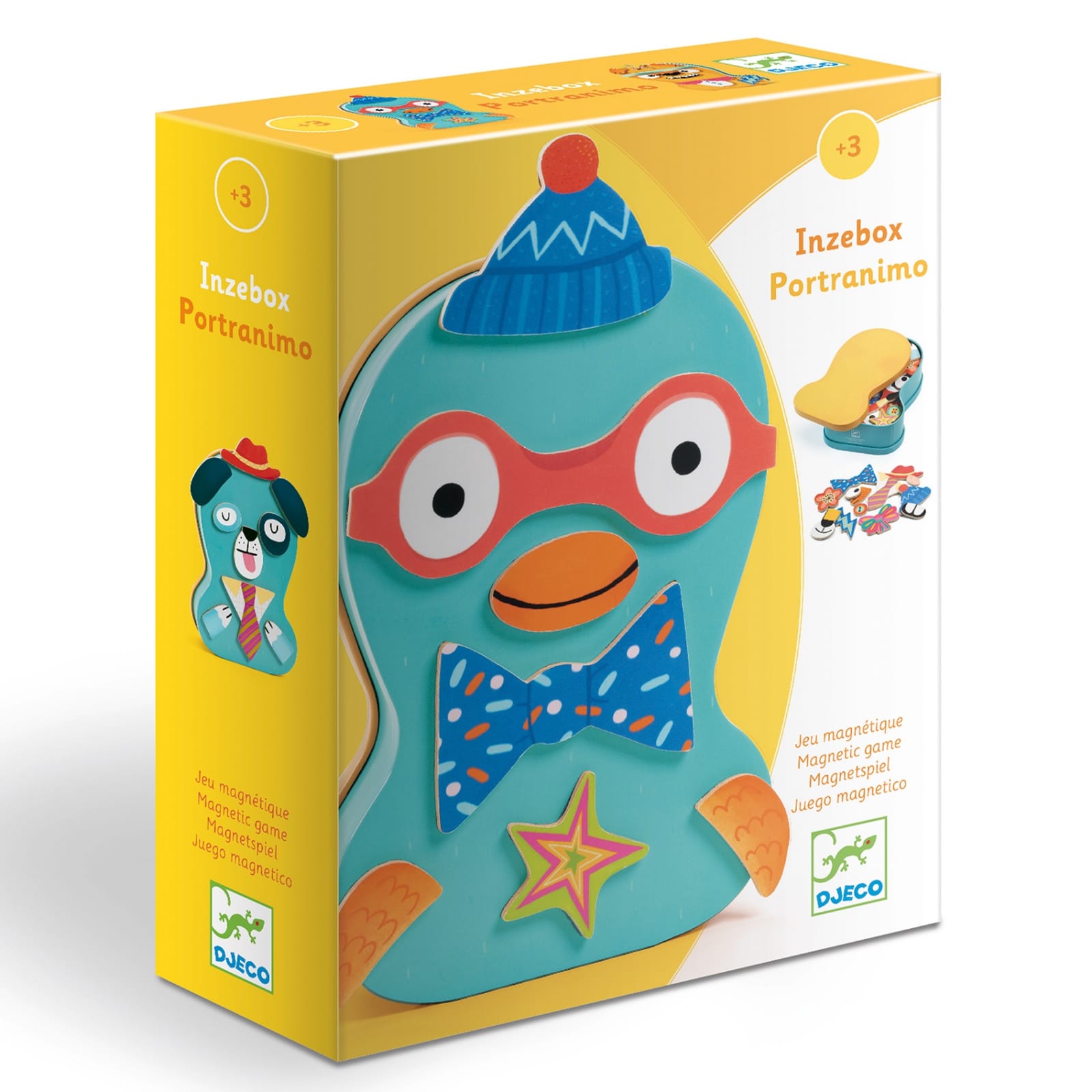 Joc cu magneti Portanimo Djeco, alege cel mai simpatic animal, 2-3 ani + [5]