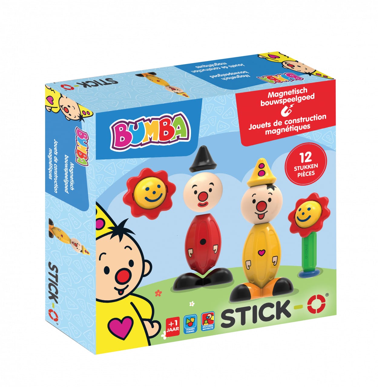 Seturi de construit - Joc cu magneti Stick-O, Bumba