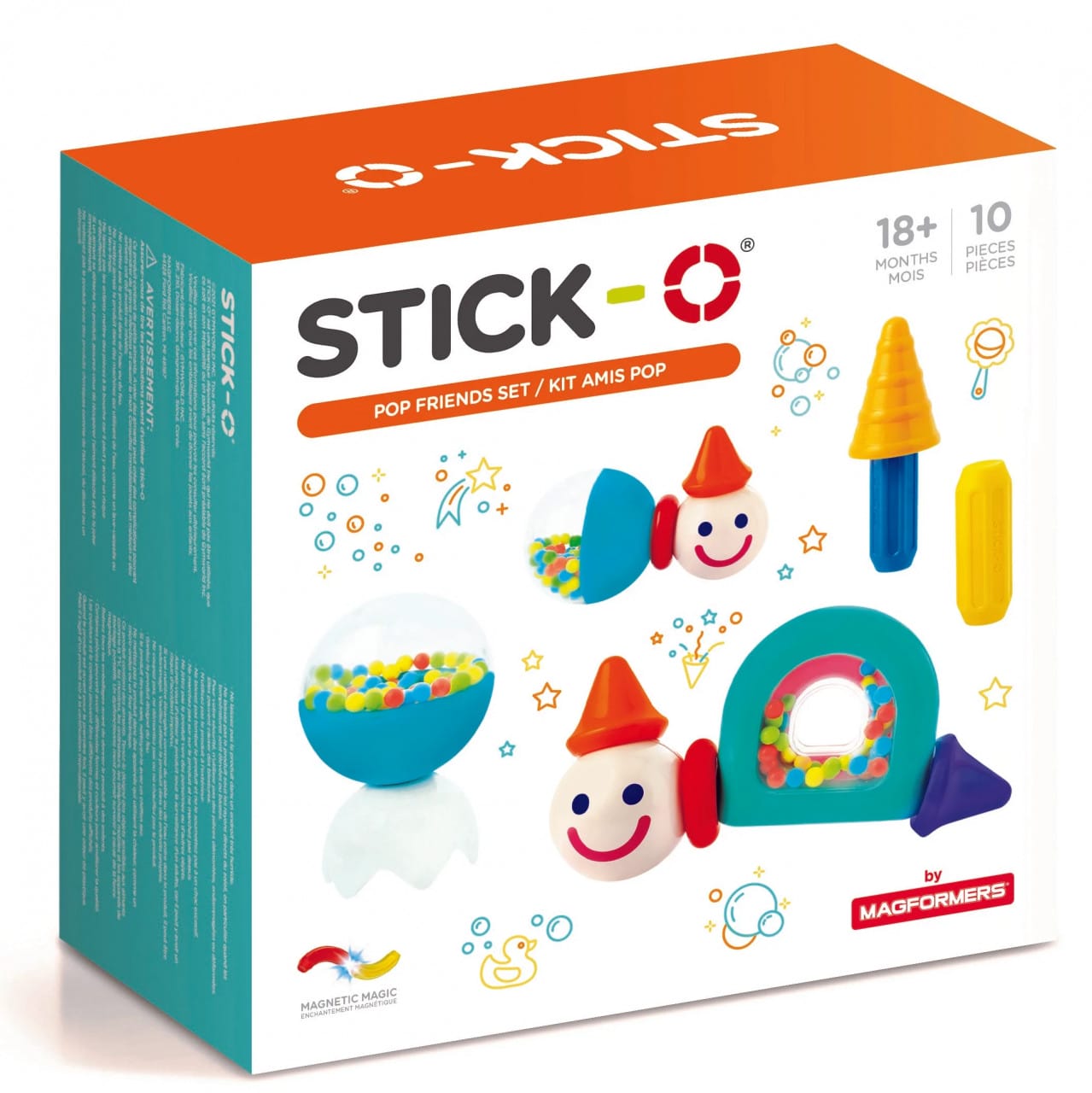 Seturi de construit - Joc cu magneti Stick-O, Prieteni pop