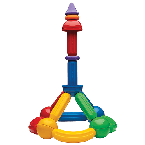 Joc cu magneti Stick-O, Set de baza cu 20 piese, Clicstoys, 2-3 ani + [4]