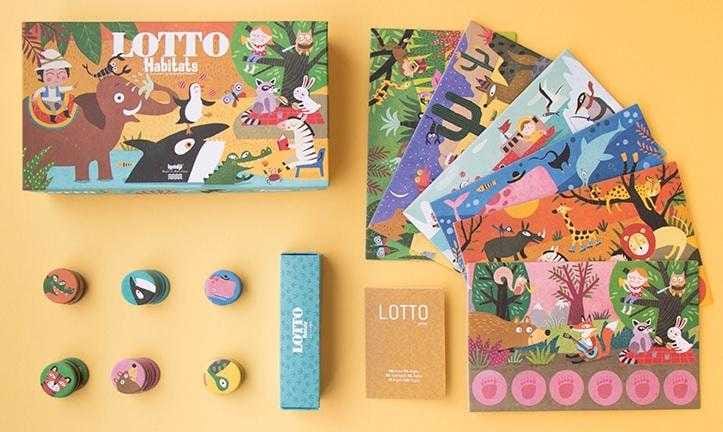 Joc de asociere Londji, Loto habitat, 2-3 ani + [2]