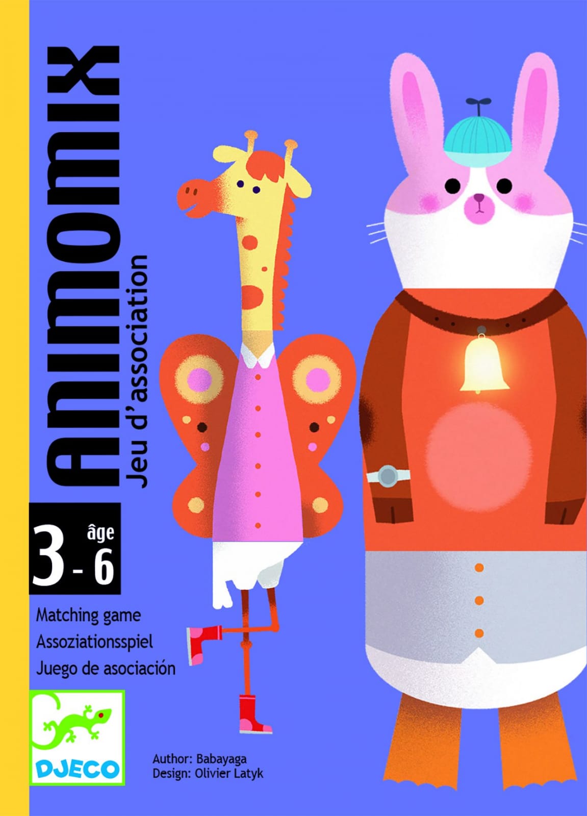 Joc de carti Djeco Animomix, 2-3 ani + [1]