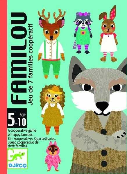 Joc de carti Djeco Familou, 2-3 ani + [1]