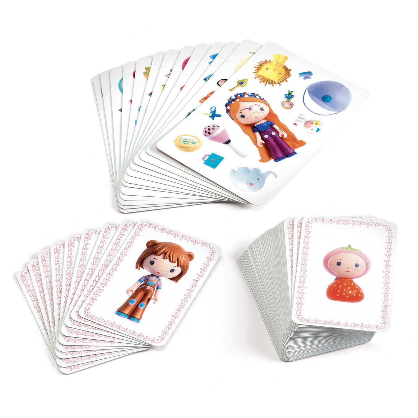 Joc de carti Djeco Mini Meli-Melo, printesele Tinyly, 4-5 ani + [2]