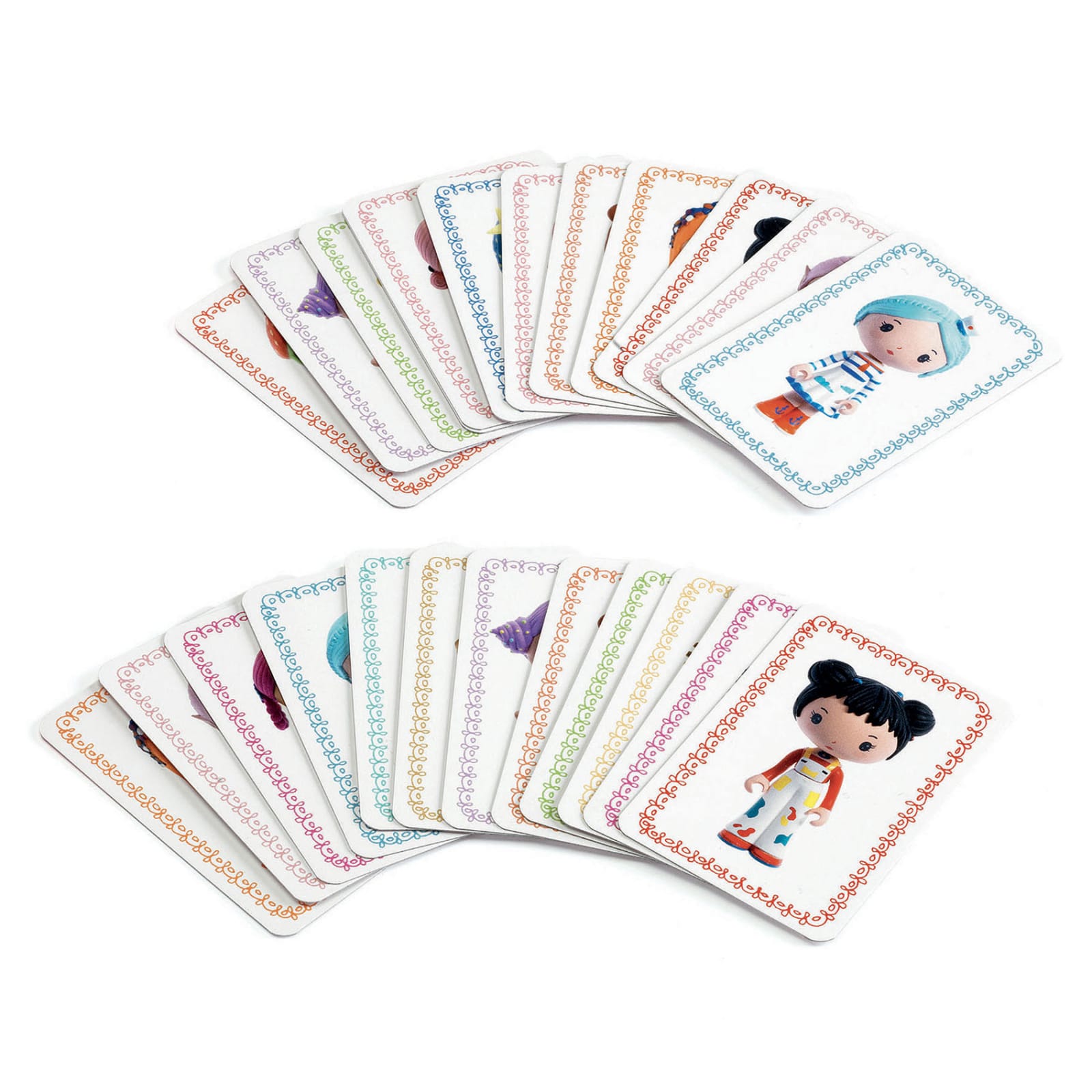 Joc de carti Djeco Mini Mistigri, printesele Tinyly, 4-5 ani + [2]
