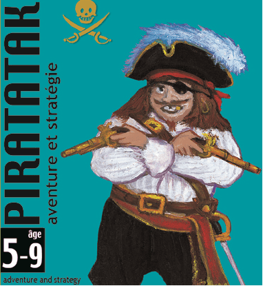 Joc de carti Djeco Piratatak, 2-3 ani + [1]