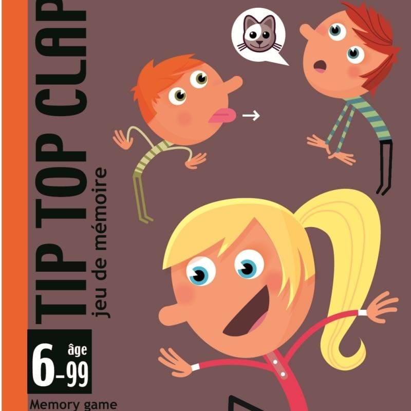 Jucarii copii 12+ ani - Joc de carti Djeco Tip Top Clap, 6-7 ani +