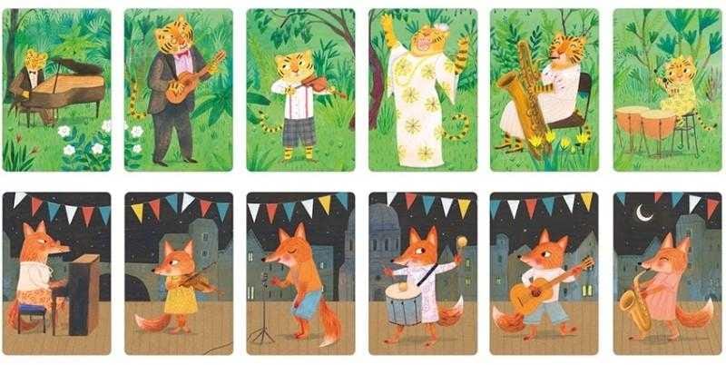 Joc de carti Londji, Orchestra fantastica, 2-3 ani + [2]