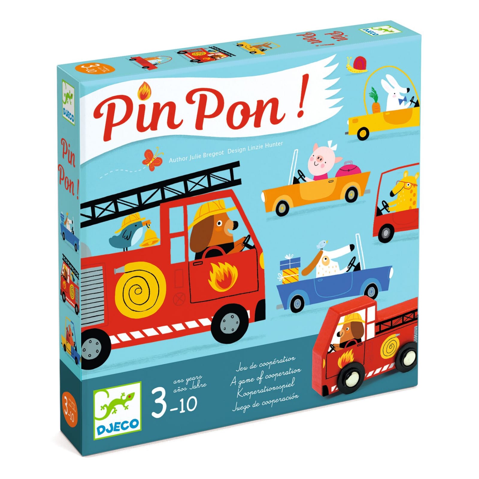 Joc de cooperare Djeco, Pin Pon, 2-3 ani + [3]