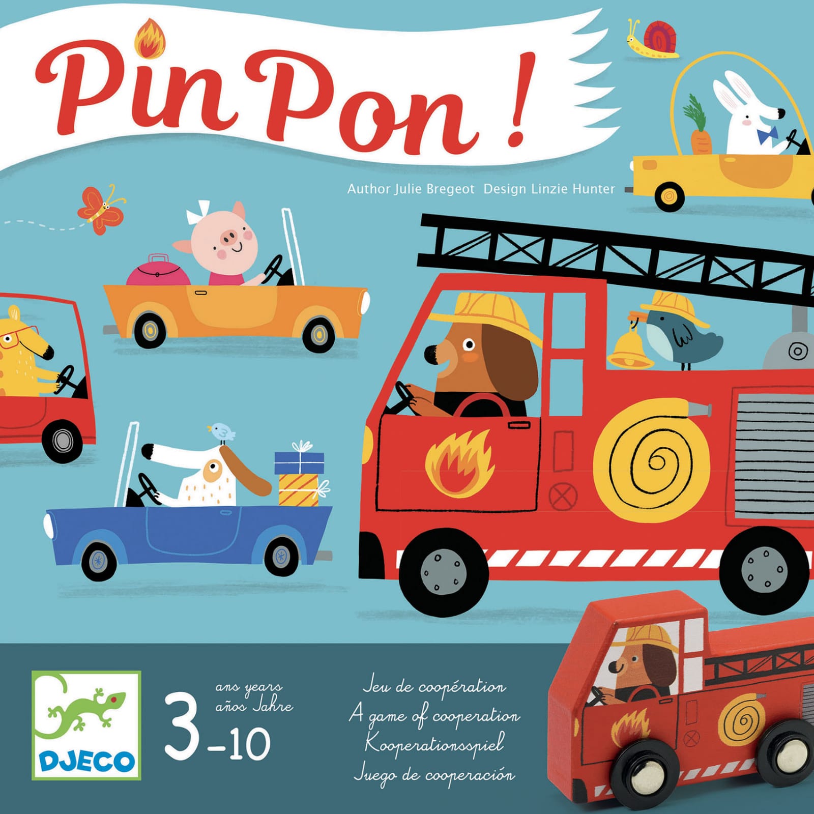 Joc de cooperare Djeco, Pin Pon, 2-3 ani + [1]