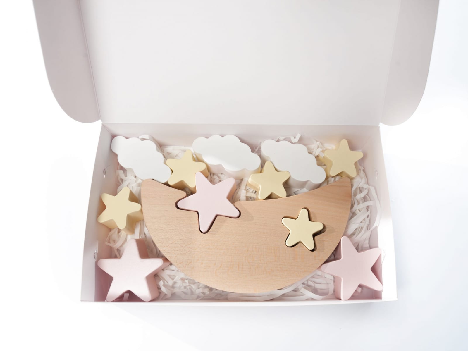 Joc de echilibru Luna cu stele si nourasi, Marc toys, 2-3 ani + [4]