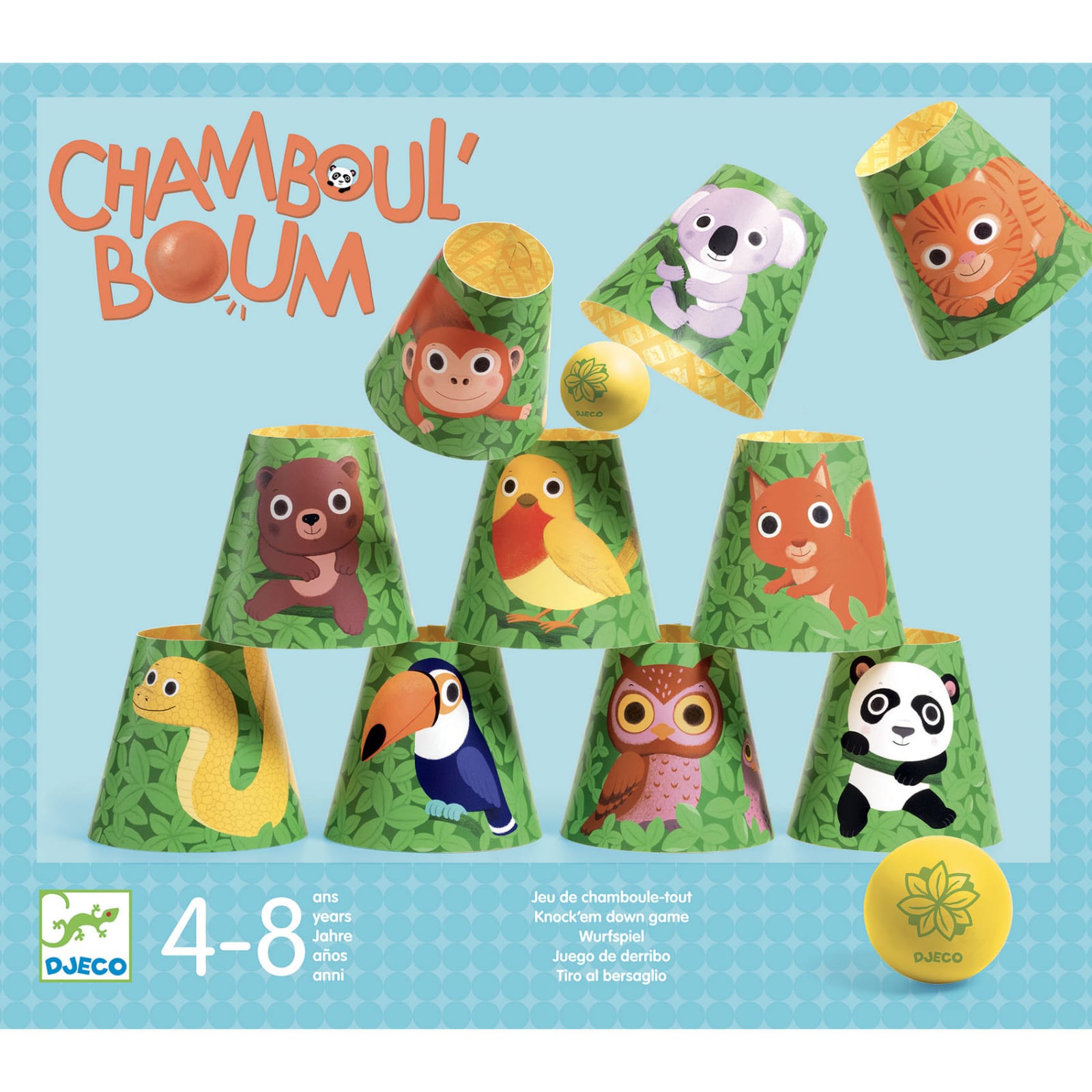 Joc de indemanare Djeco, Knock-em-over, 4-5 ani + [1]
