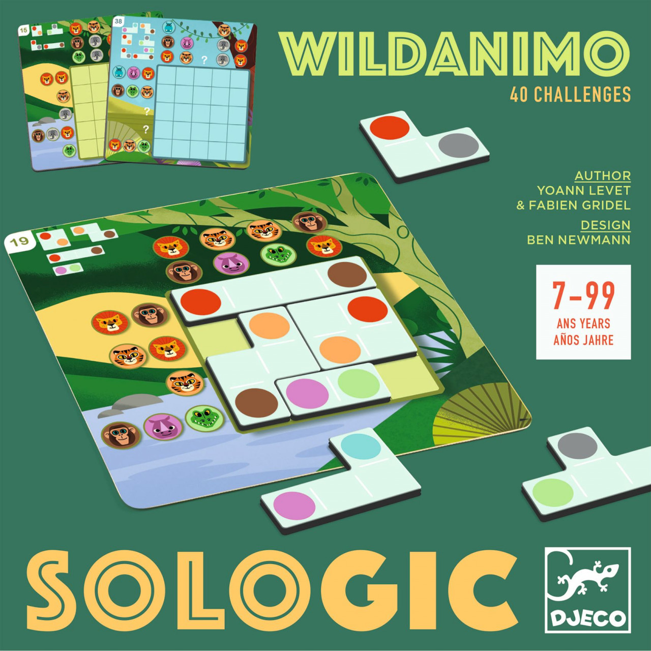 Joc de logica Animale salbatice, Djeco [3]