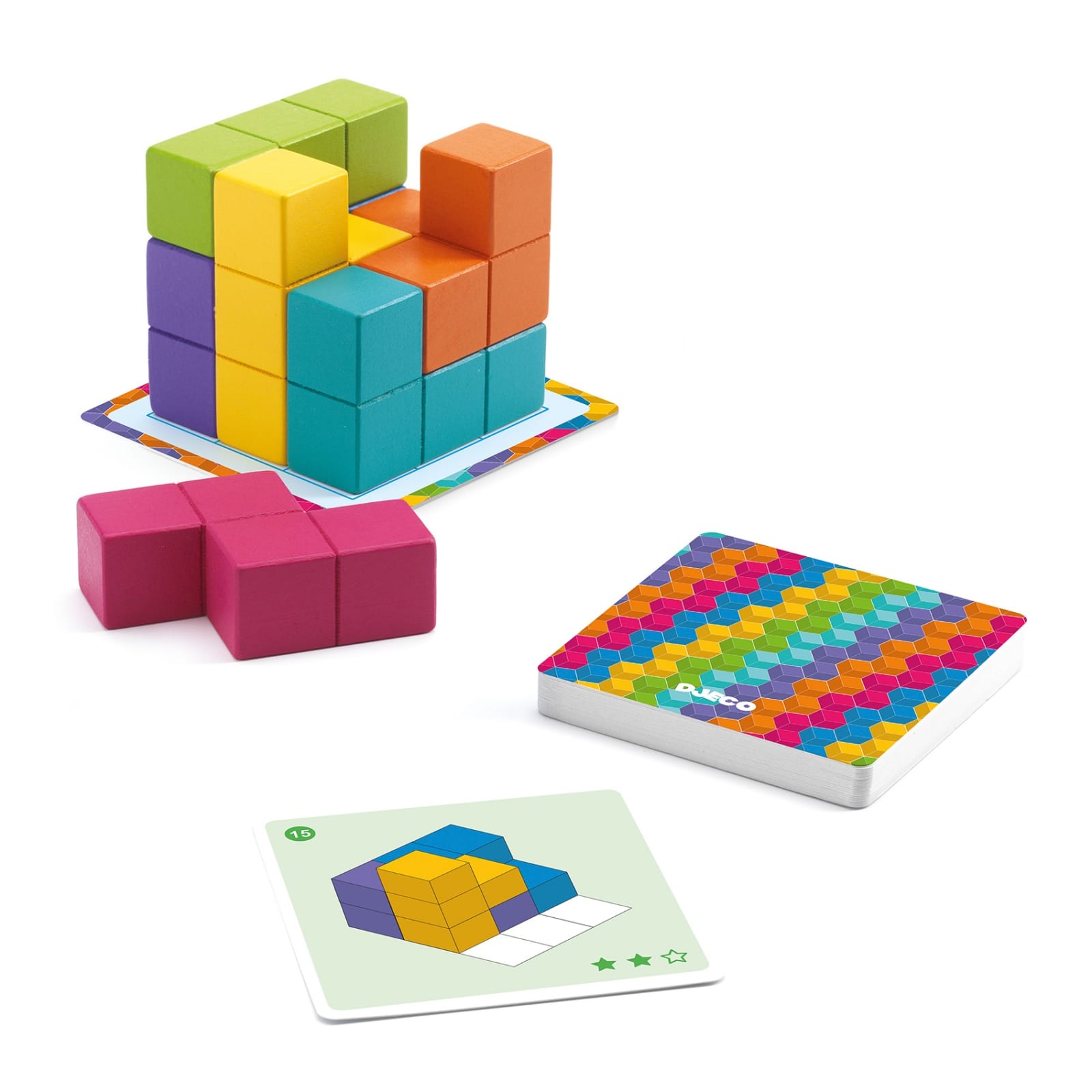 Joc de logica Cubissimo Djeco, 6-7 ani + [3]