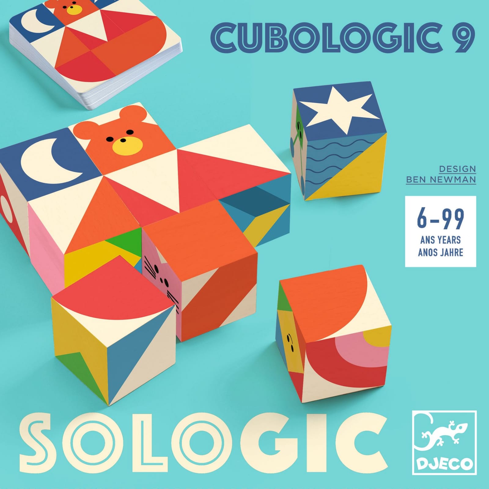 Vârsta - Joc de logica Cubologic 9 Djeco, 6-7 ani +