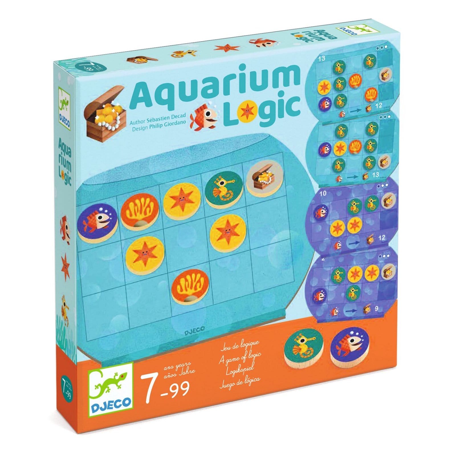 Joc de logica Djeco, Aquarium, 6-7 ani + [2]