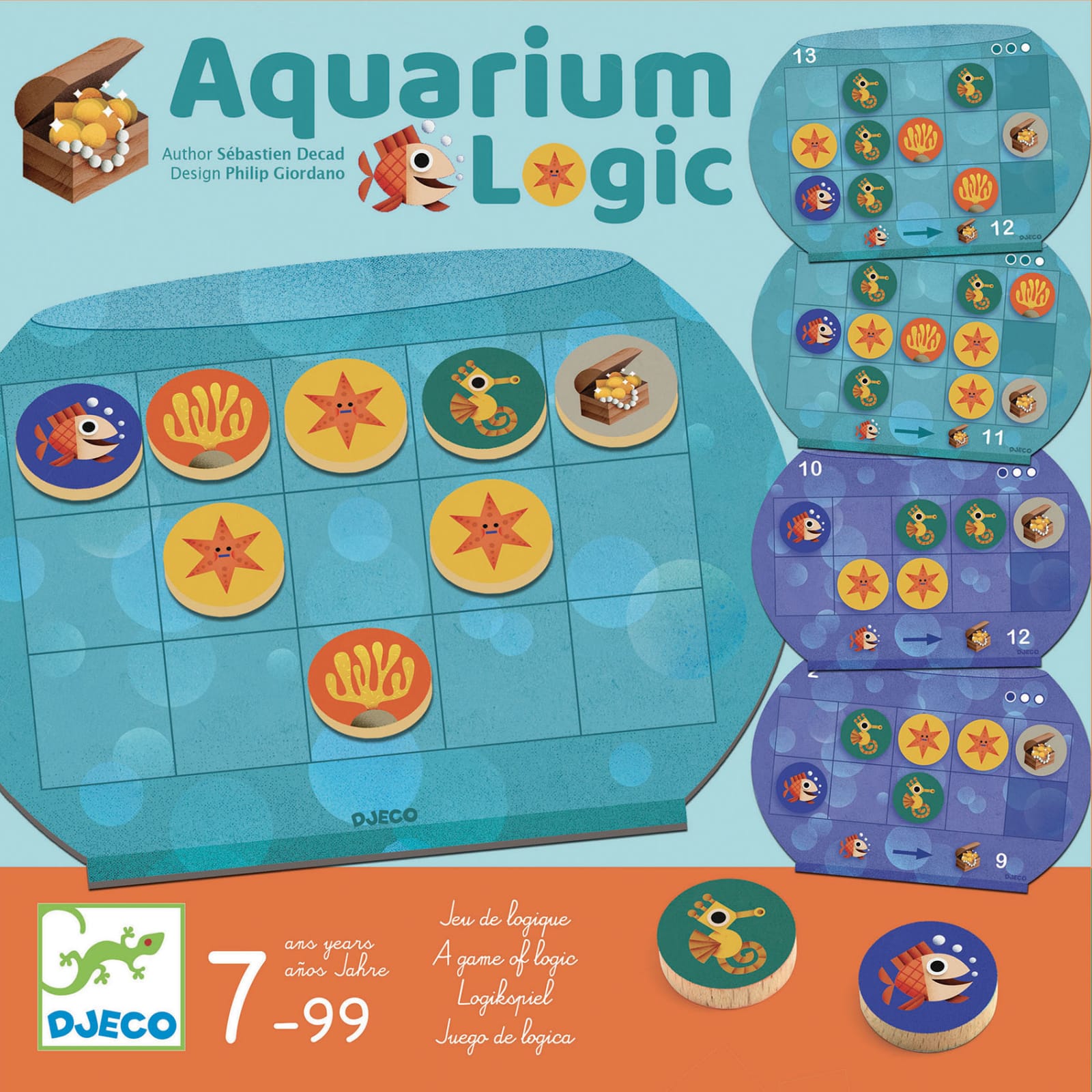 Joc de logica Djeco, Aquarium, 6-7 ani + [1]